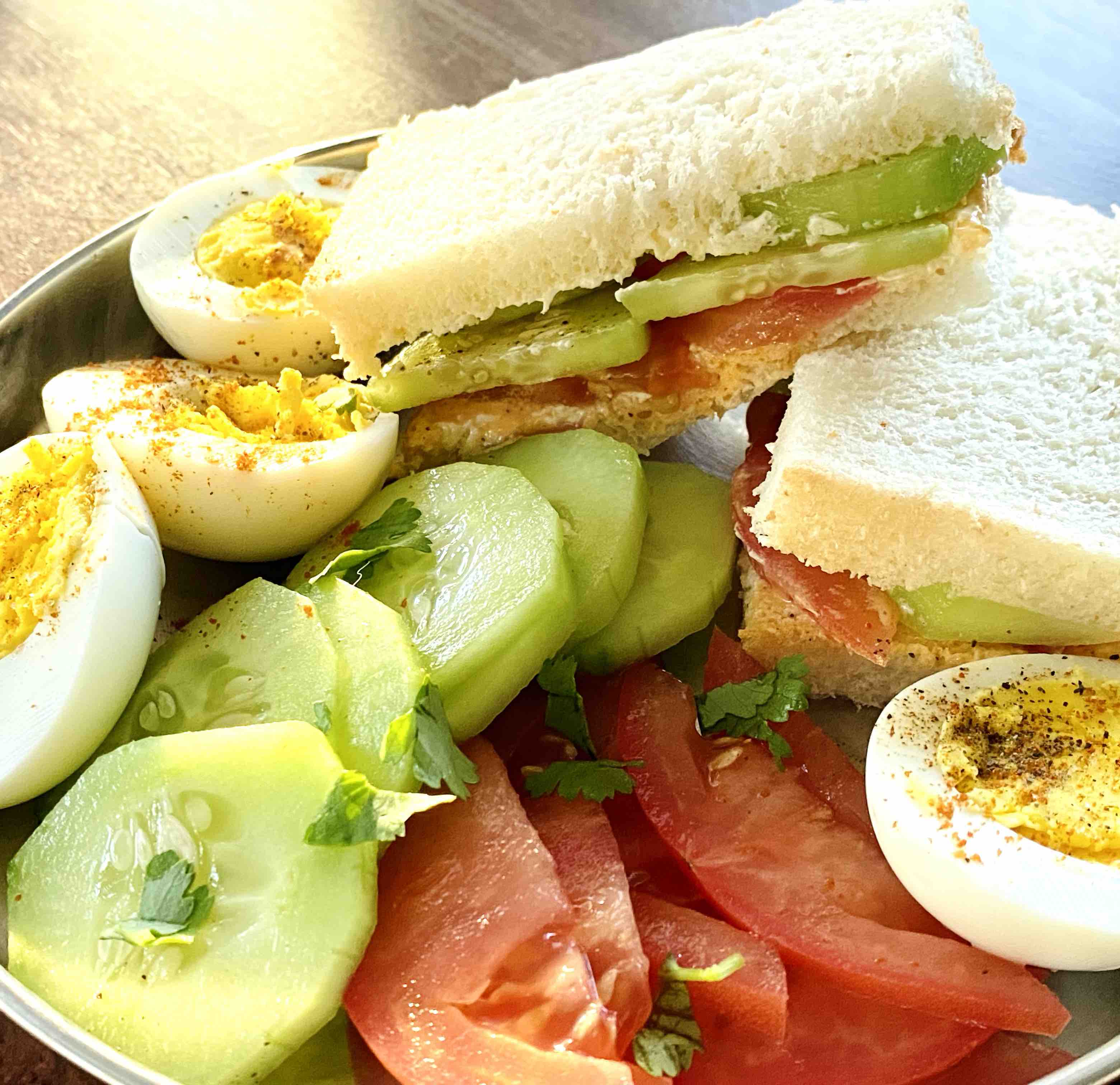 Egg & Sandwich Buddha Bowl  