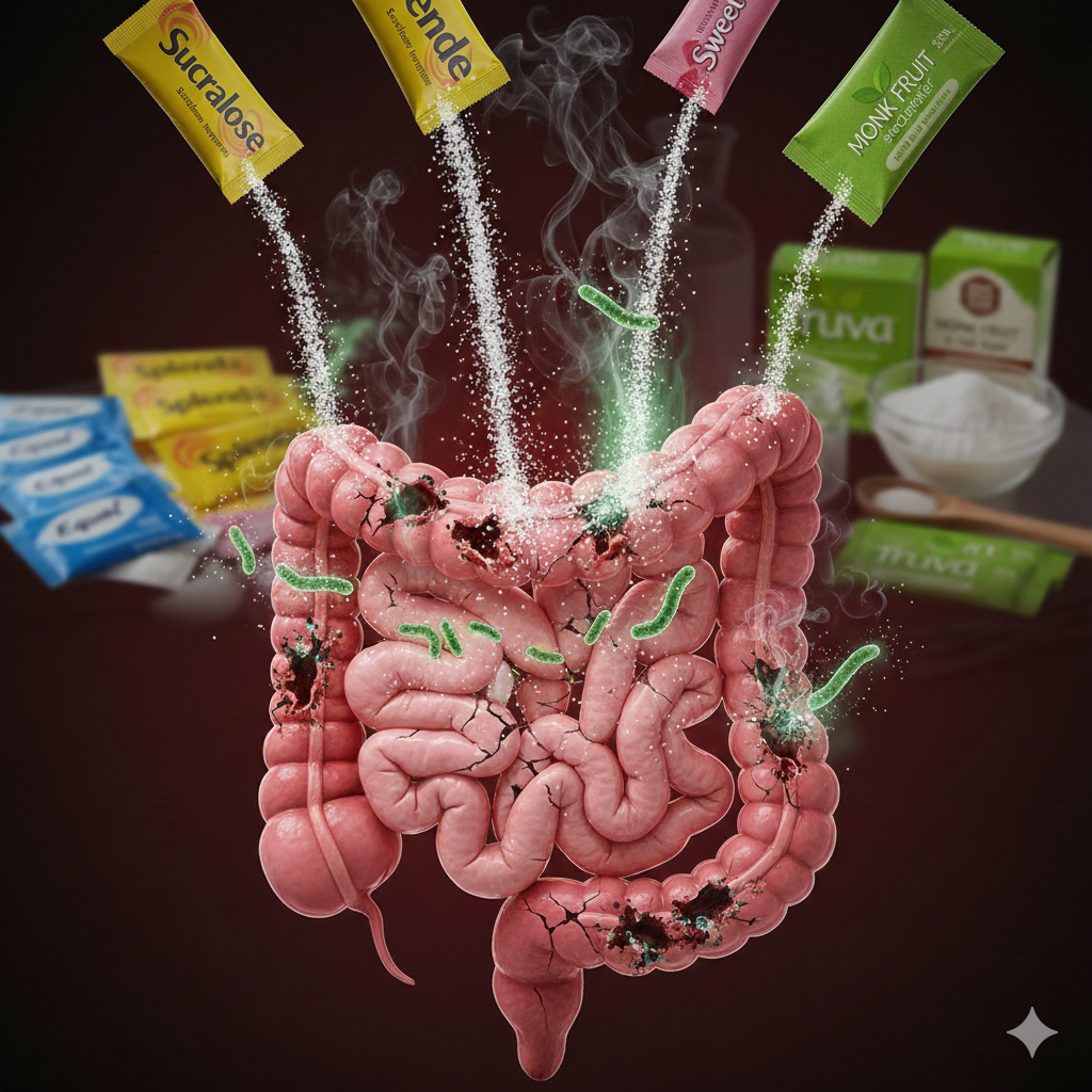 Does artificial sweeteners really damages your gut?