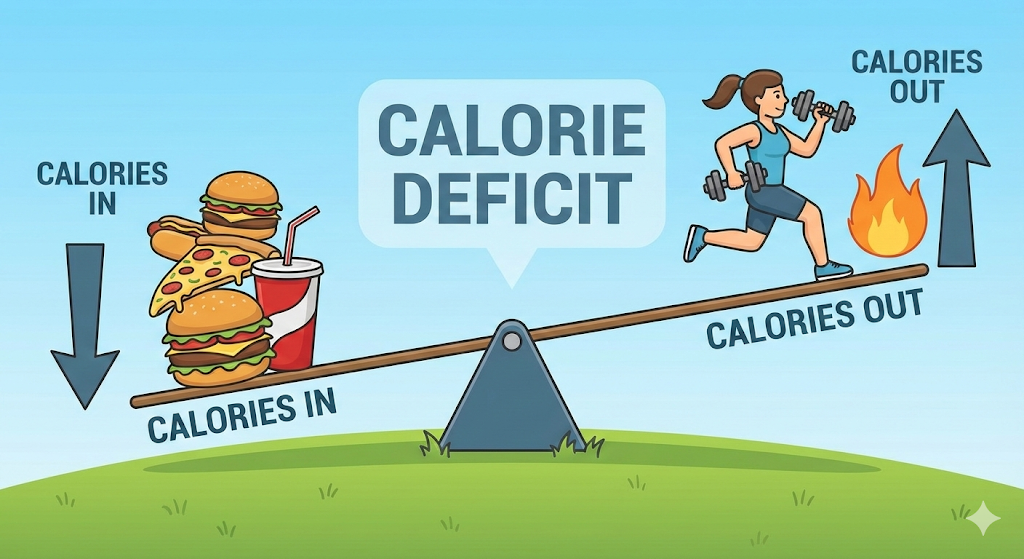 Fat Loss From First Principles: How a Calorie Deficit Is Actually Created
