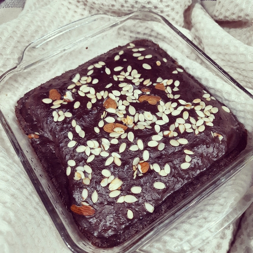 Eggless Protein Brownie/cake