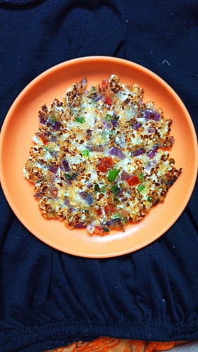 oats Suji Veggies Chilla