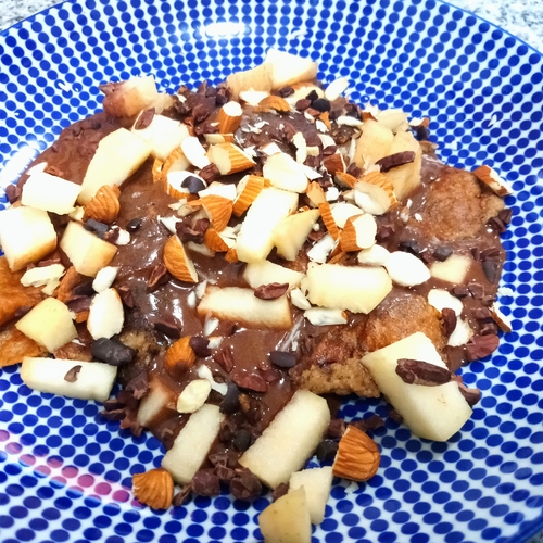 Oats Pancake with Whey Sauce