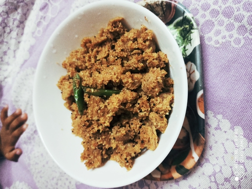 soya chunks upma