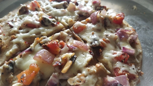 Paratha pizza