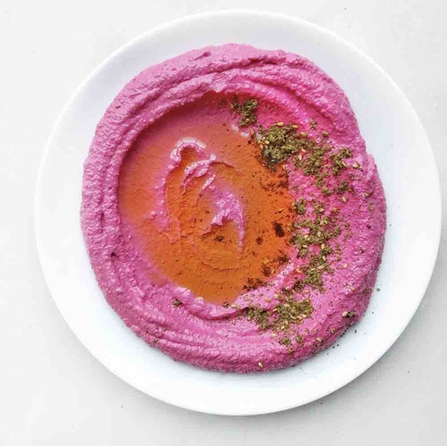 beet root hummus
