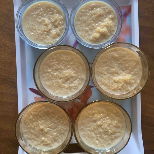 Gurer Payesh (Bengali rice kheer with jaggery)