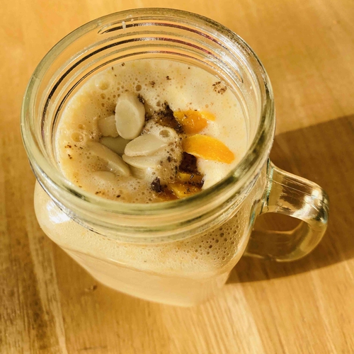 Butternut squash Banana whey smoothie