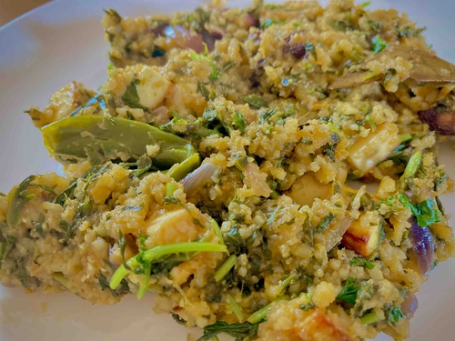 Palak Paneer Rice