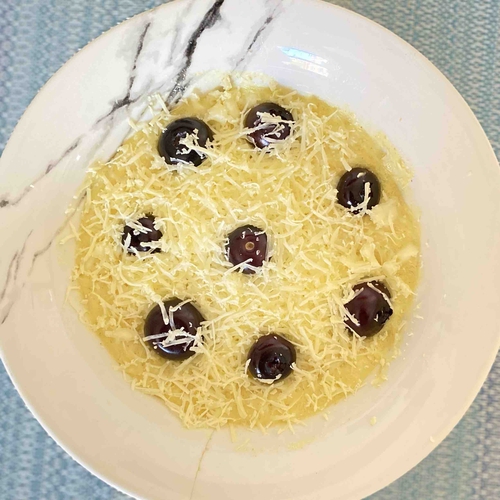 blueberry paneer protein pudding