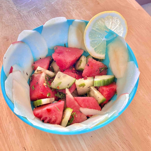 Watermelon salad