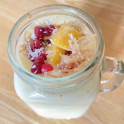 Mango whey falooda