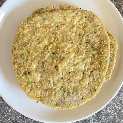 Courgette/Zucchini Paratha