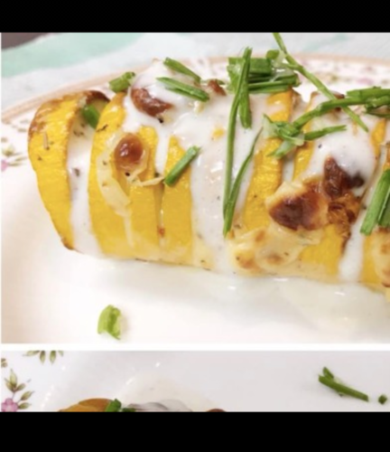 Squash Hasselback