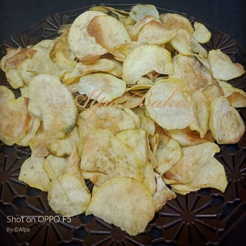 sweet potato chips in Microwave
