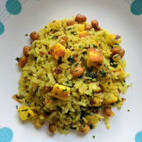 Poha with Paneer ( Avalakki )