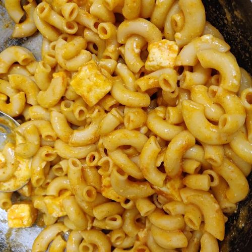 Cheesy Paneer pasta