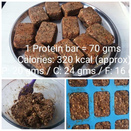 Homemade protein bar