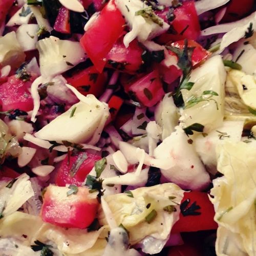 Refreshing Iceberg lettuce-Dill-Paneer Salad 🥗