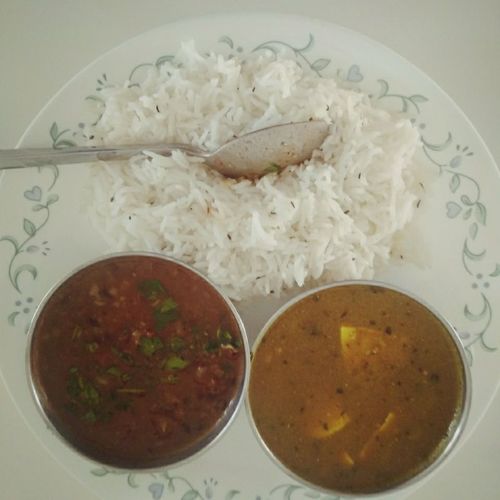 Matar Paneer, Dal Makhni,Jeera Rice