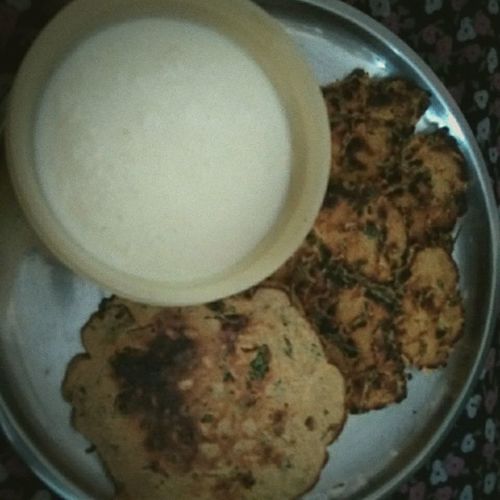 Soya chunks thalipeeth