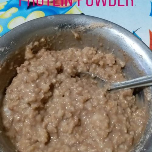 Pressure cooker oats (opos method)