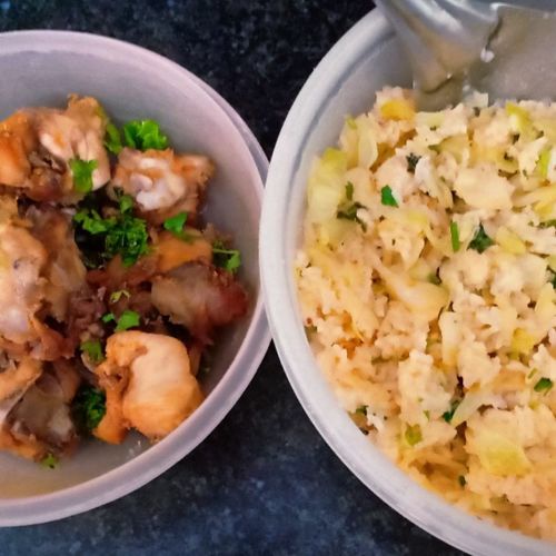 Cabbage rice & Chicken