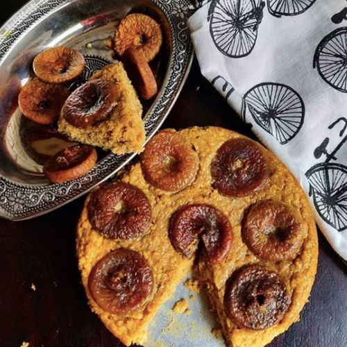Cottage Cheese Fig Cake