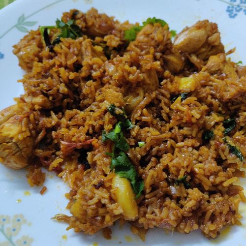 Pan Chicken Biryani