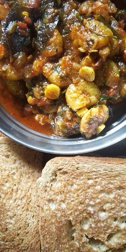 Sour & Spicy Prawns Sukka Masala.