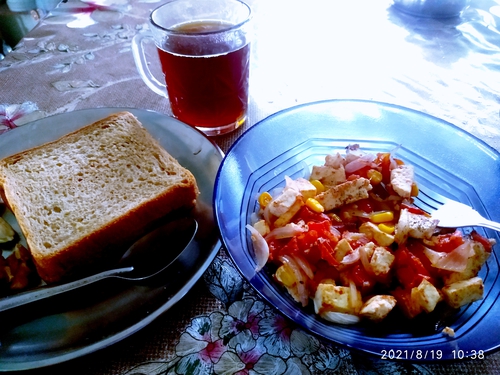 bread paneer veg