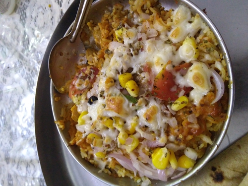 Italiano Soya PULLAV with CHEESE