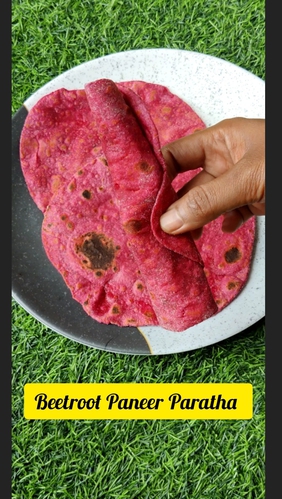 Beetroot Paneer Paratha