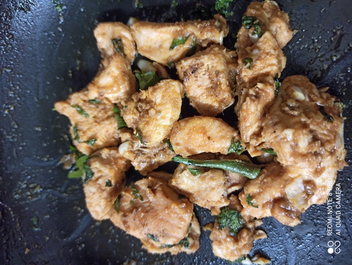 Chicken in Worcester sauce