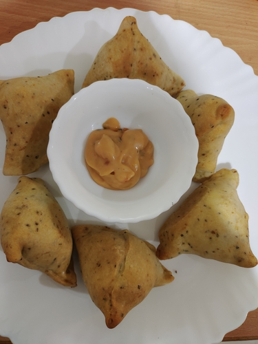 Baked Soya Samosa