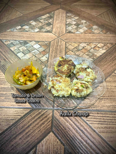 AALU CHAAP & TOMATO-ONION CHATNI βπ»