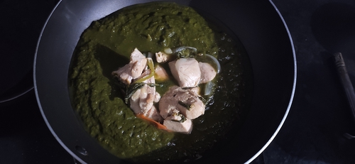 sindhi palak chicken