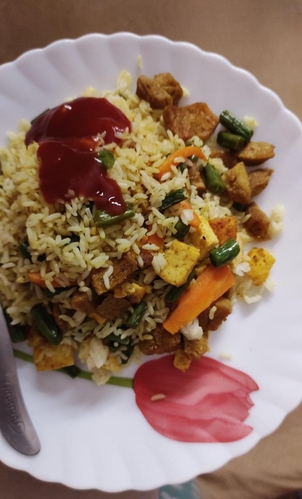 Soya-Paneer Fried Rice