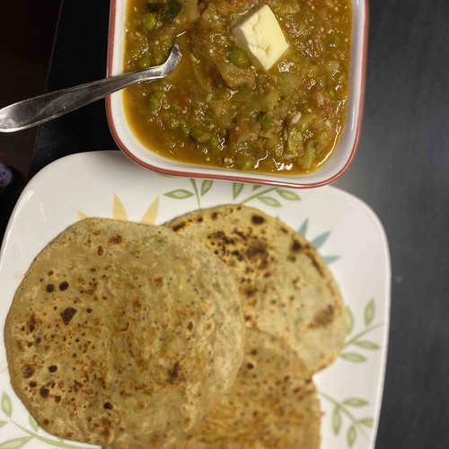 Protien Paranthas bhaaji