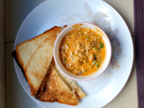 mushroom and cheese dip