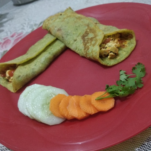 moong dal paneer dosa