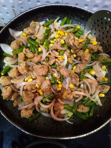 Soya chunks with Veggies