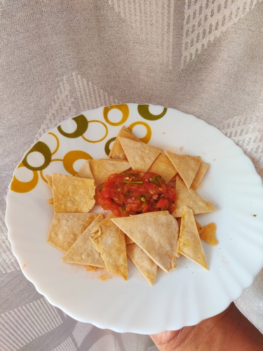 Baked Whole Wheat Nachos