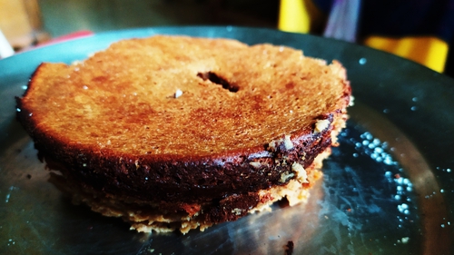 Whey banana Coffee peanut butter Cake