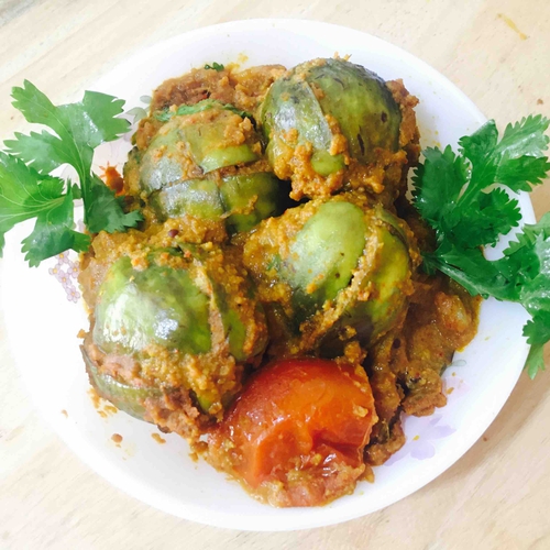 soya stuffed brinjals