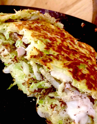 stuffed cabbage omelette