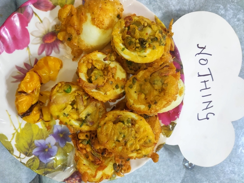 No Fry Egg Pakora