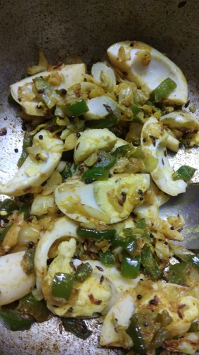 Egg cabbage capsicum stir fry๐๐