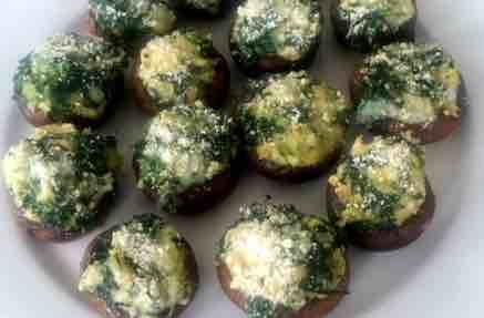 Spinach Stuffed Mushrooms