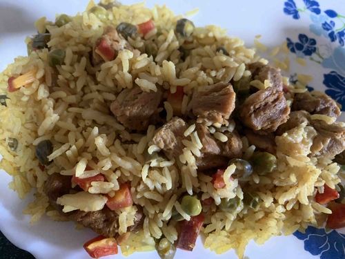 Veggie overloaded rice
