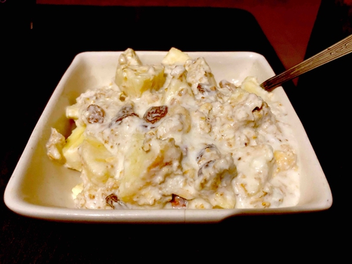 Oats with Curd (yummy for my tummy)